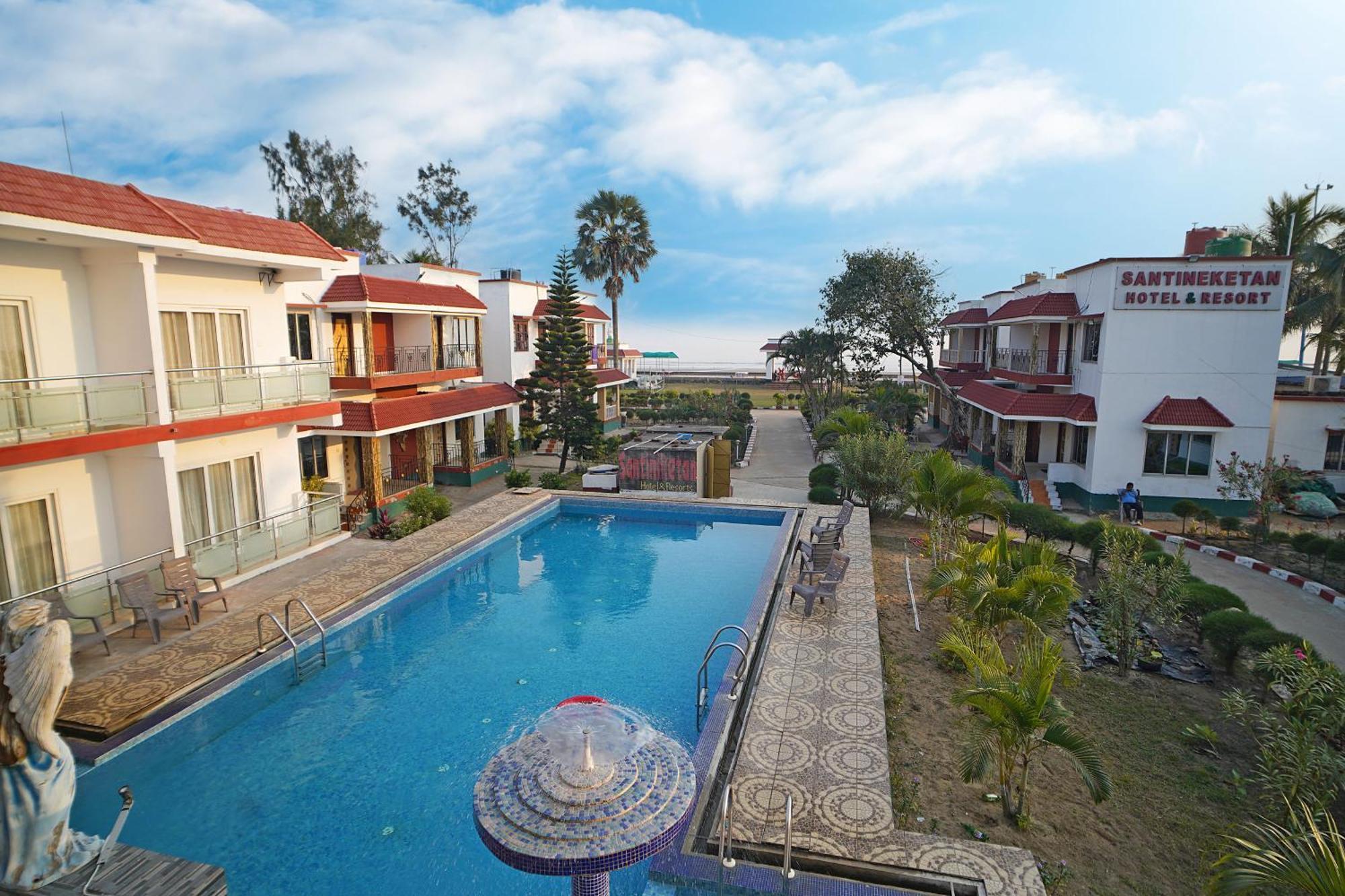 Santiniketan Hotel And Resort !! On Beach Family Resort !! Mandarmani Ngoại thất bức ảnh